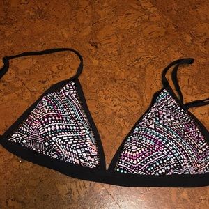 Colourful swimsuit top